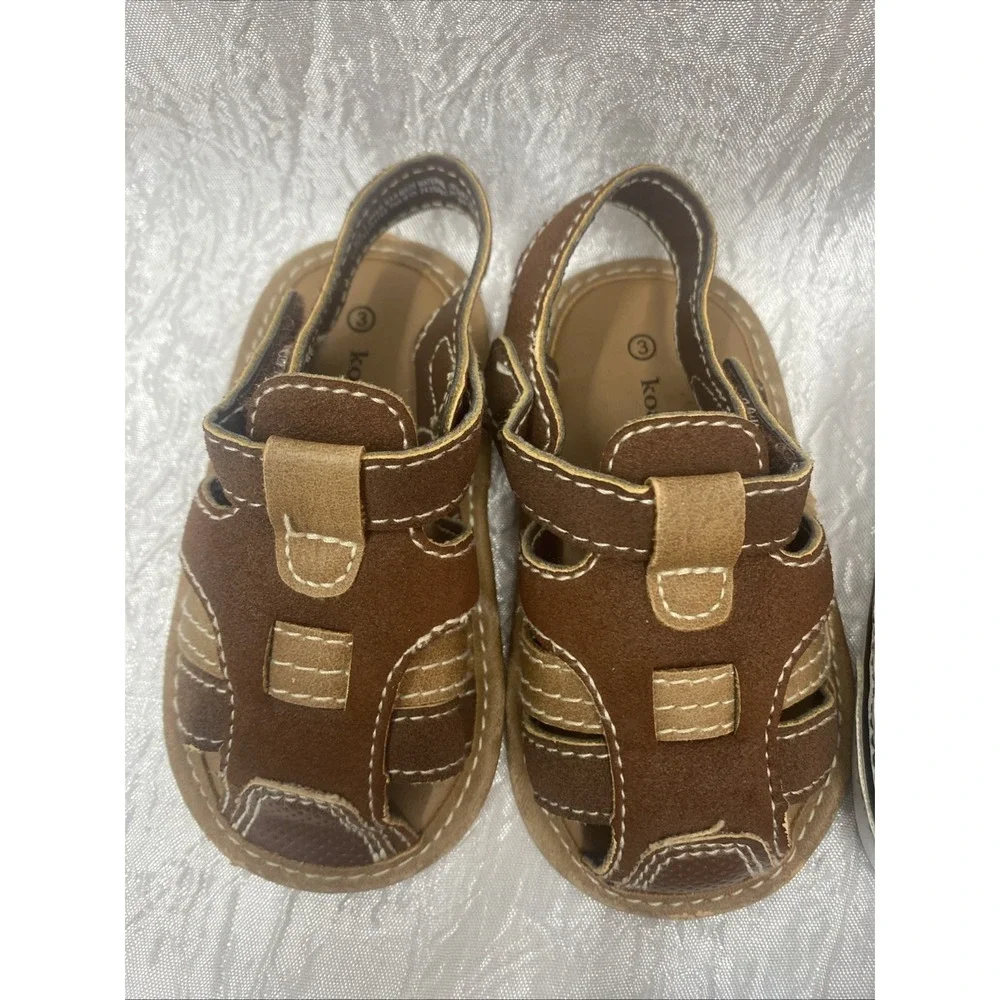 Infant‎ Baby Boy Shoes Lot Set Of  3 Size 3 Months